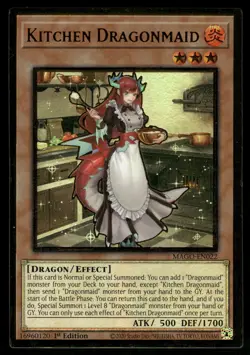 Yugioh! Kitchen Dragonmaid MAGO-EN022 1st Ed VLP - Image 1