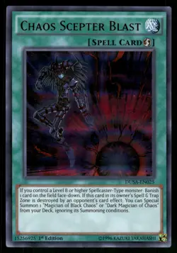 Yugioh! Chaos Scepter Blast DUSA-EN025 Ultra Rare VLP - Image 1