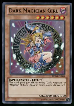 Yugioh! Dark Magician Girl DPYG-EN008 Super Rare LP - Image 1