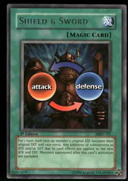 Yugioh! Shield & Sword MRD-131 Rare VINTAGE 1ST ED NM - Image 1