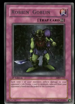 Yugioh! Robbin' Goblin MRD-135 Rare VINTAGE 1ST ED NM - Image 1