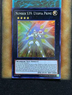 Yugioh Number S39: Utopia Prime MP16-EN043 Super Rare NM - Image 1