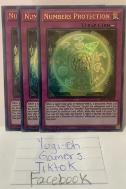 YUGIOH NUMBERS PROTECTION X3 BROL ULTRA LIGHT PLAYED - Image 1