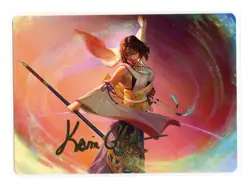 Yuna, Grand Summoner Art Series Card (Gold-Stamped) 22 Final Fantasy MTG NM - Image 1