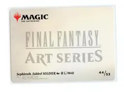 Sephiroth, Fabled SOLDIER Art Series Card (Gold-Stamped) 44 Final Fantasy MTG - Image 2