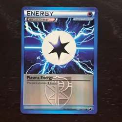 Plasma Energy 106/116 Pokemon Plasma Freeze B&W Reverse Holo Uncommon Card LP/MP - Image 1