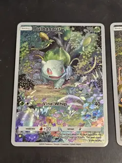 Pokemon TCG Pocket Bulbasaur, Squirtle, Charmander Custom Textured Fanart Card - Image 2