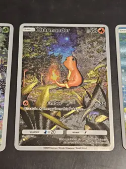 Pokemon TCG Pocket Bulbasaur, Squirtle, Charmander Custom Textured Fanart Card - Image 3