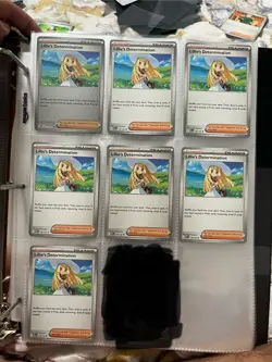 (LOT OF 7) Lillie’s Determination 119/132 Trainer Uncommon Mega Evolution Card - Image 1