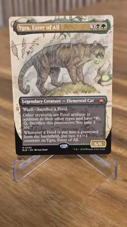 MTG English Ygra, Eater of All (Borderless) NM Foil Bloomburrow - Image 1