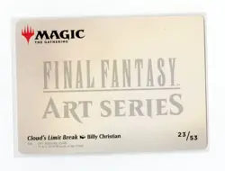 Cloud's Limit Break Art Series Card (Gold-Stamped) 23 Final Fantasy MTG - Image 2