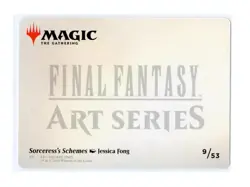 Sorceress's Schemes Art Series Card (Gold-Stamped) 9 Final Fantasy MTG - Image 2