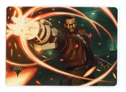Barret Wallace Art Series Card (Gold-Stamped) 8 Final Fantasy MTG - Image 1