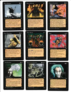 Ice Age Complete 121 Card Common Set Magic the Gathering EX - Image 2