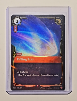 League of Legends Riftbound Origins Falling Star Rare 029/298 - Image 3