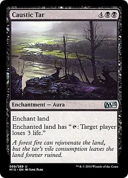 4 CAUSTIC TAR ~mtg NM-M M15 Magic 2015 Unc x4 - Image 1