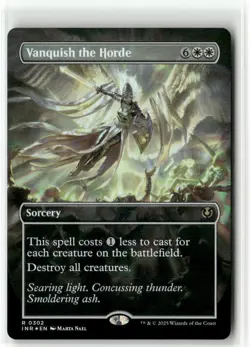 Vanquish the Horde Borderless FOIL - Innistrad Remastered MTG NM - Image 1