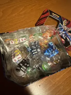Pokemon TCG Dice Set Lot Shipped In Tin - Image 1