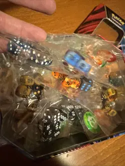 Pokemon TCG Dice Set Lot Shipped In Tin - Image 2