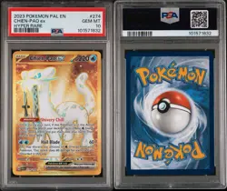 PSA 10 2023 POKEMON PAL EN-PALDEA EVOLVED #274 CHIEN-PAO EX HYPER RARE - Image 5
