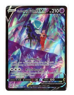 Shadow Rider Calyrex V TG17/TG30 Ultra Rare Holo Pokemon Astral Radiance - Image 1