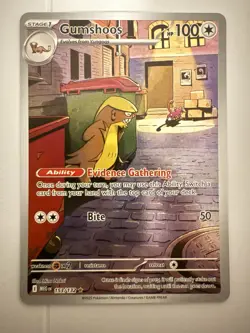 Pokemon TCG Gumshoos 153 Illustration Rare Mega Evolution NM/New/Single - Image 1