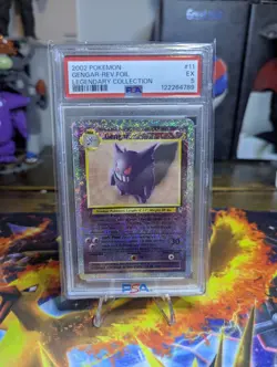 Pokemon 2002 Legendary Collection #11 Gengar-Rev Foil PSA5 - Image 1