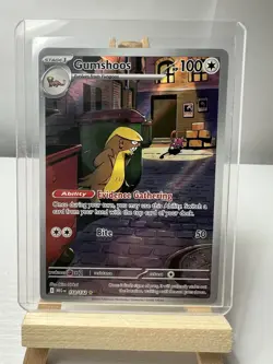 2025 Pokemon Gumshoos 153/132 Illustration Holo- Mega Evolution (C) - Image 1