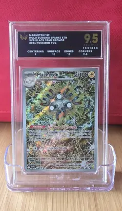 Pokemon Tcg Magneton SVP 159 Illustration Rare SV Black Star Promo ARK 9.5 - Image 1