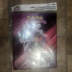 Ultra Pro Pokemon 9 Pocket Binder Portfolio with Pages Destined Rivals Giovanni - Image 1