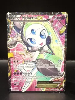 Pokemon Meloetta EX (Full Art) RC25/RC25 Legendary Treasures: RC - Image 1