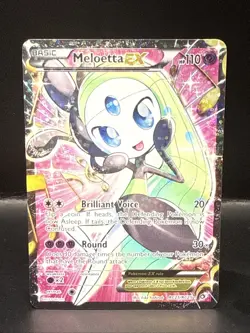 Pokemon Meloetta EX (Full Art) RC25/RC25 Legendary Treasures: RC - Image 2