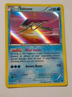 Suicune 30/122 Breakpoint Holo Rare 2016 Pokemon TCG - Image 1
