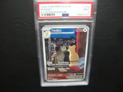 Pokemon 2024 Persian 078/064 Illustration Rare Shrouded Fable PSA 9 - Image 1