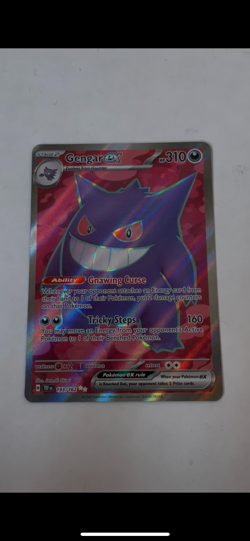 Gengar ex Full Art 193/162 Pokemon Temporal Forces Holo - Image 2
