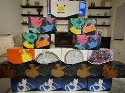 Pokemon 18 Empty MINTY Elite Trainer Box Lot - SWSH Era Evolving Skies: Storage - Image 1