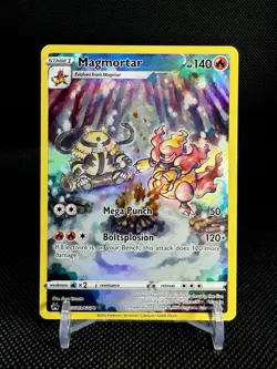 POKEMON MAGMORTAR GG03/GG70 CROWN ZENITH GALARIAN GALLERY FULL ART HOLO - NM - Image 1