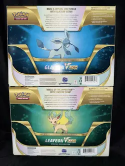 Pokemon TCG: Leafeon & Glaceon VSTAR Special Collection (Lot Of 2) - Image 2