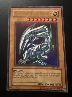 Blue-Eyes White Dragon SDK-001 Unlimited Edition - LP - Image 2