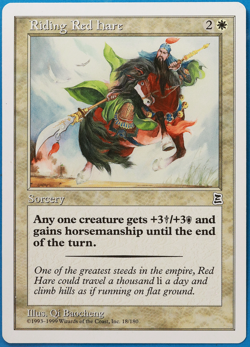 Riding Red Hare Portal Three Kingdoms HP/DAMAGED CARD (506167) ABUGames - Image 1
