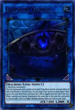 Qliphort Genius - DUPO-EN095 - Ultra Rare - 1st Edition Near Mint Yugioh! Card - Image 1