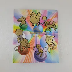 Official Pokemon Card Game Collection File Japanese Base Set Binder Gold 1999 - Image 1