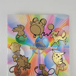 Official Pokemon Card Game Collection File Japanese Base Set Binder Gold 1999 - Image 2