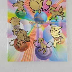 Official Pokemon Card Game Collection File Japanese Base Set Binder Gold 1999 - Image 3