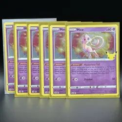 Mew 011/025 Celebrations Holo 2021 Lot Of 6 Mew’s Nice Cards / Clean 💎 - Image 1