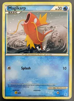 Magikarp 12/30 HeartGold/SoulSilver Trainer Kit | NM | Pokemon Trading Card TCG - Image 1