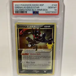 Greninja Star SWSH144 SWSH: Sword & Shield Promo Cards Holo PSA 10 Gem mint - Image 1