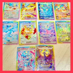 Pokemon Card Eevee SAR All 10 Type Complete Set sv8a Terastal Festival ex - Image 1