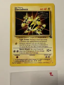 Electabuzz (1st Movie Promo) 2/53 Wotc Promo LP Very Good Condition Pokemon Card - Image 1