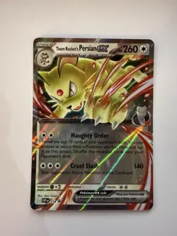 Team Rockets Persian Ex 218 Promo Pokemon Card - Image 1